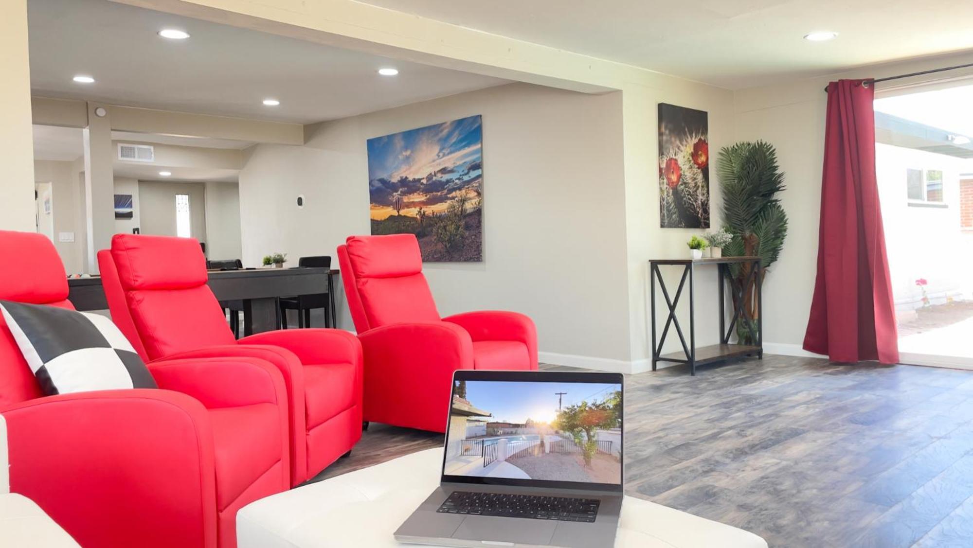 Private Home - Heated Pool, Billiards, Darts, Foosball, Fireplace, 5 Smart Tvs, Bbq, Cotton Bedding - The Saguaro Sanctuary, Pool Heat Optional Tucson Extérieur photo
